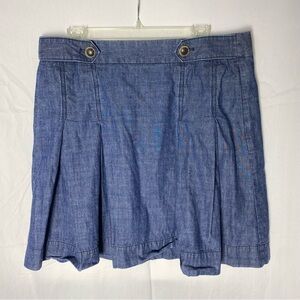 J. Crew Blue A-Line Denim Skirt